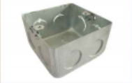 Stretch metal junction box